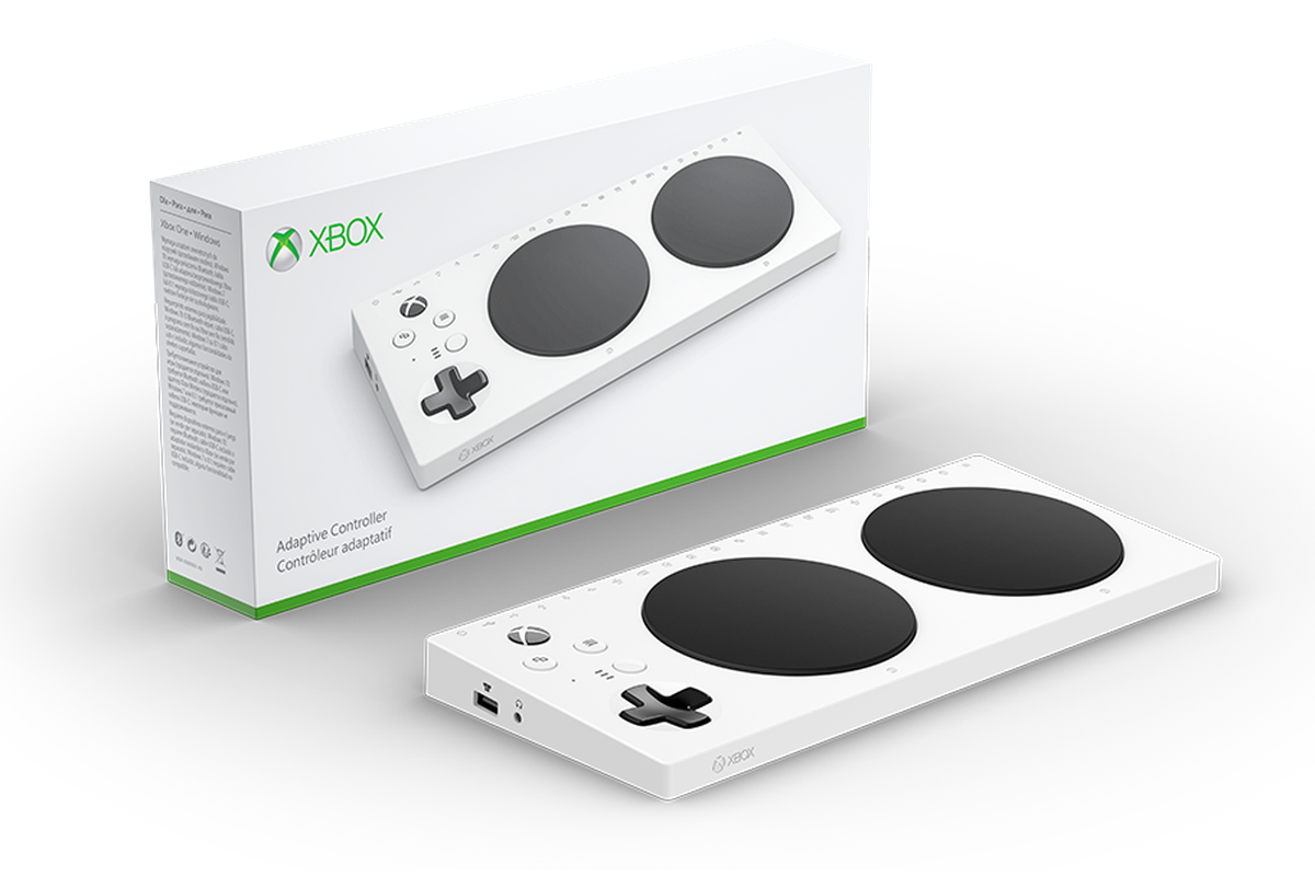 xbox adaptive controller with box