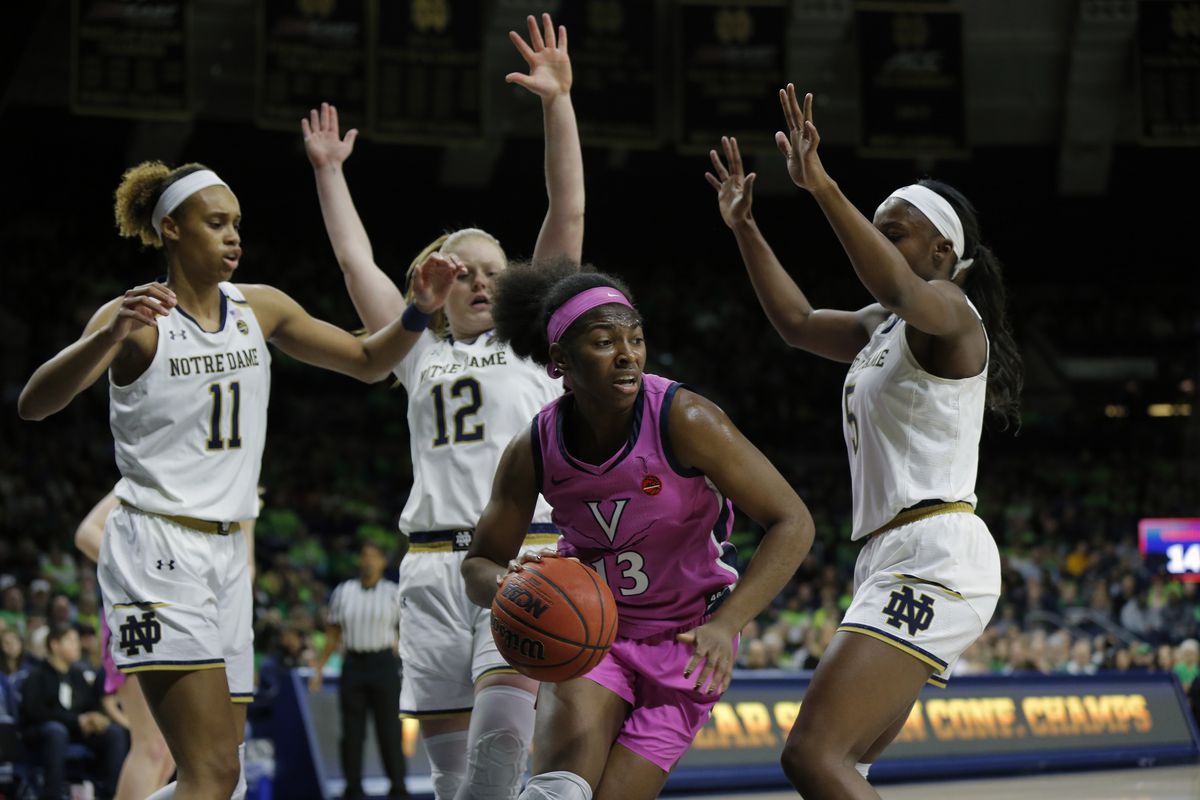 COLLEGE BASKETBALL: MAR 03 Women’s Virginia at Notre Dame