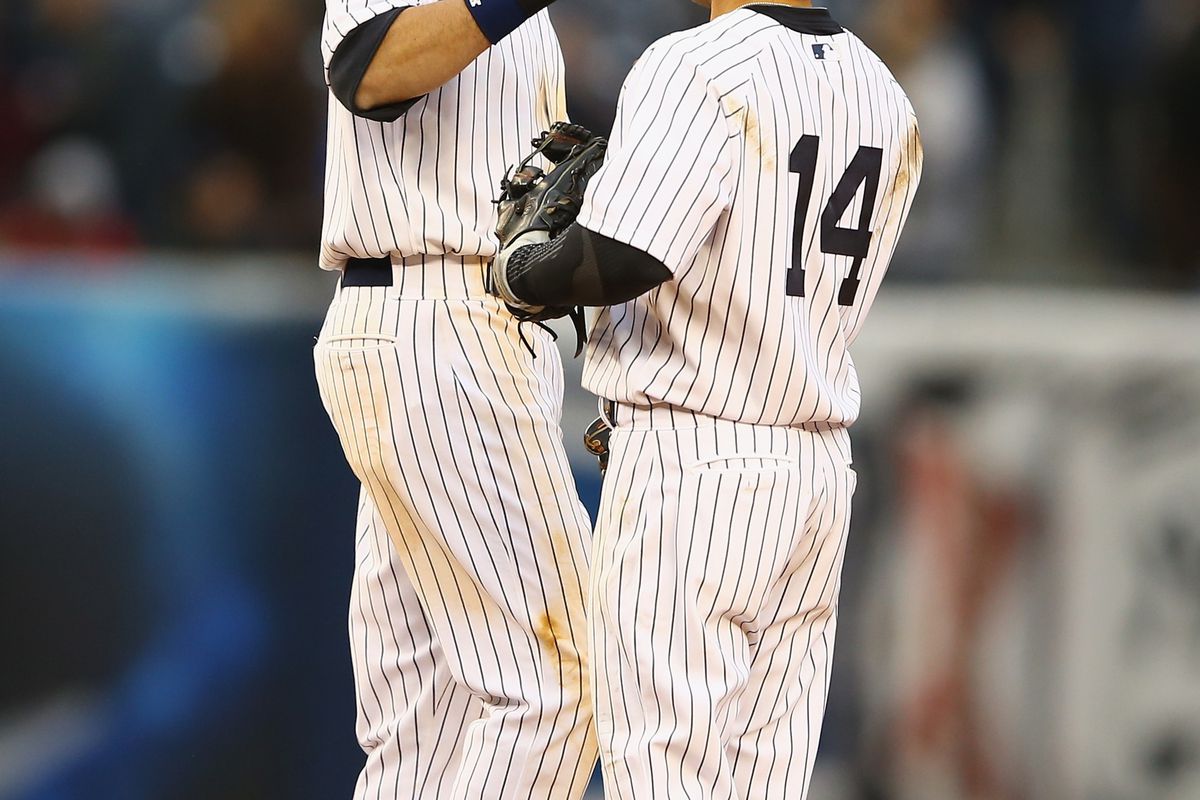 Sometimes, I forget how tall Jeter is.