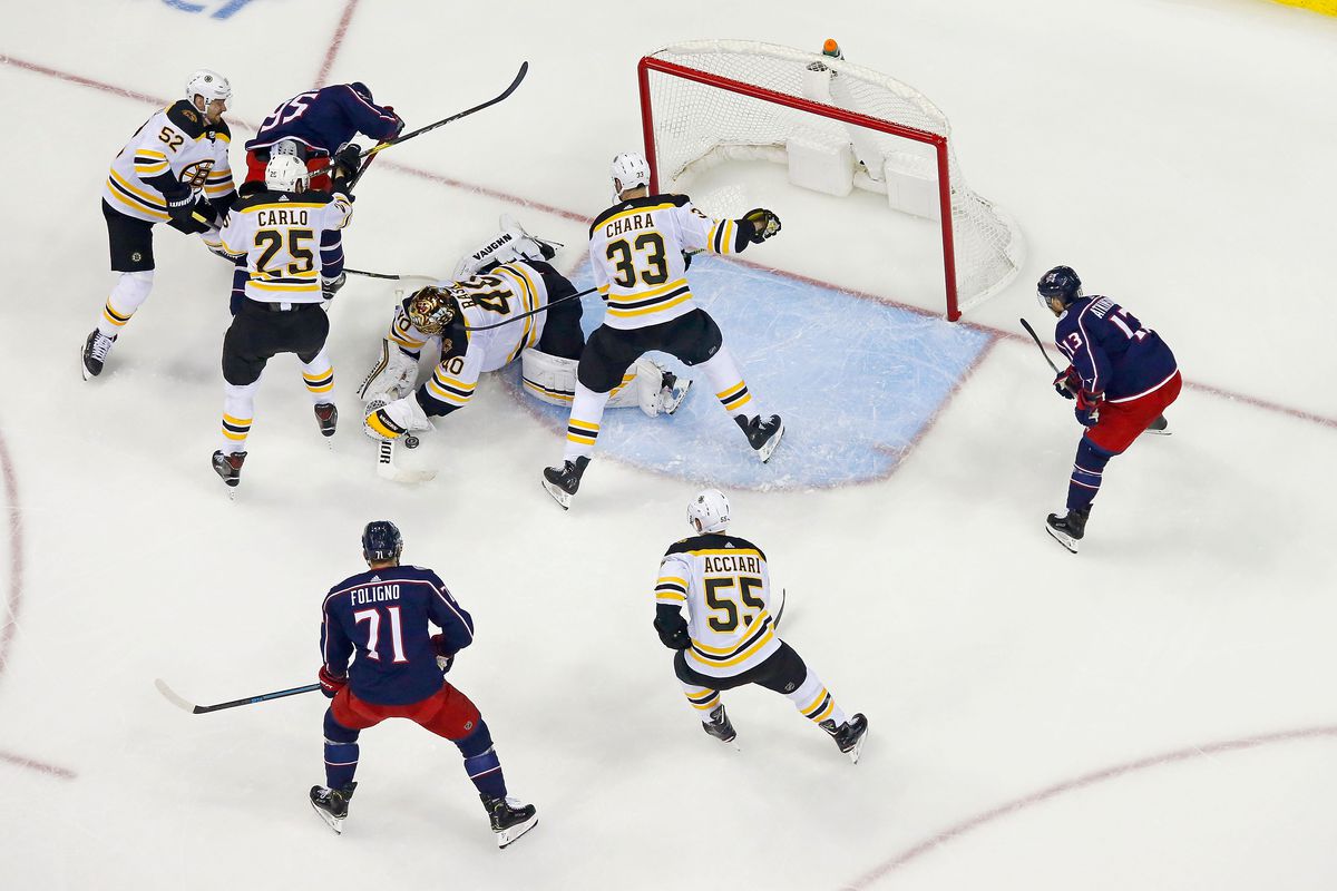 Boston Bruins v Columbus Blue Jackets - Game Three