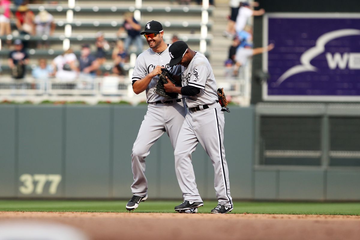 It's fun to think Jordan Danks and Dewayne Wise square-danced back to the dugout.
