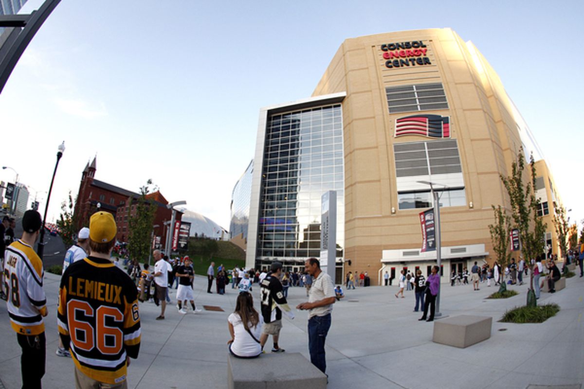 PITTSBURGH - SEPTEMBER 25:  A general view of Consol Energy Center before the Columbus Blue Jackets take on the Pittsburgh Penguins in a preseason game on September 25 2010 in Pittsburgh Pennsylvania.  (Photo by Justin K. Aller/Getty Images)