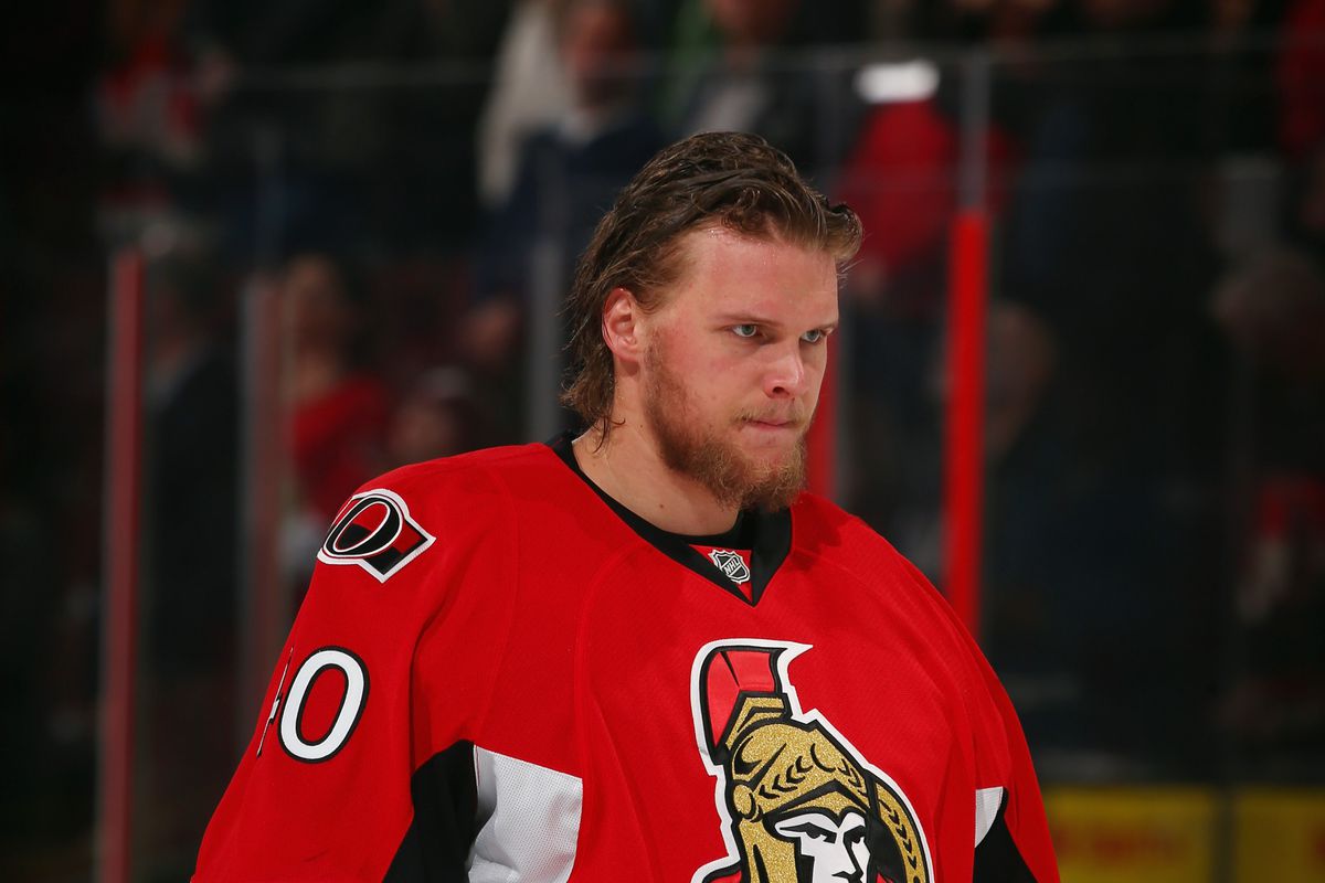 Robin Lehner was excellent for the Senators tonight, stopping 38 out of 39.