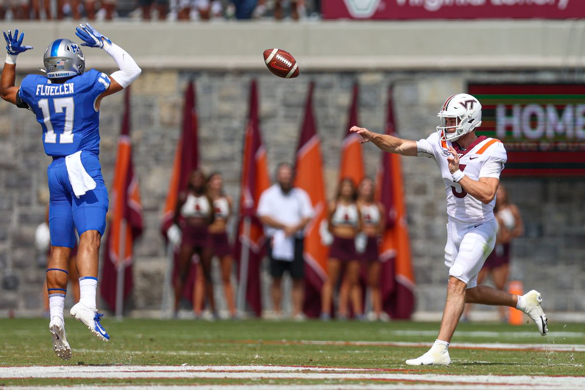 NCAA Football: Middle Tennessee at Virginia Tech