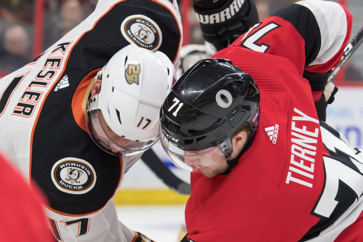 NHL: Anaheim Ducks at Ottawa Senators