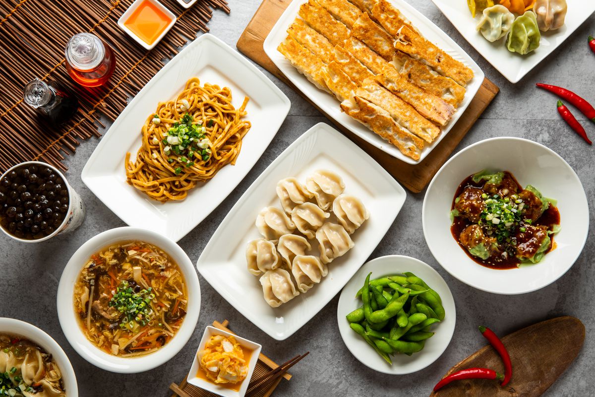 Various Chinese dishes.