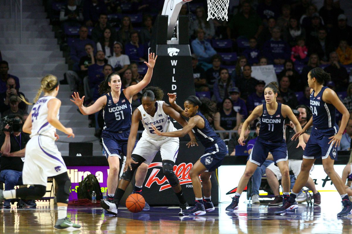 NCAA Womens Basketball: Connecticut at Kansas State