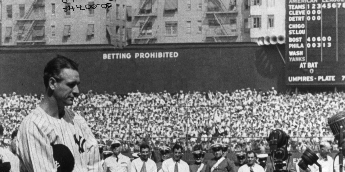 Yankees History: Lou Gehrig's 1927 bizarre record breaking loss - Pinstripe  Alley