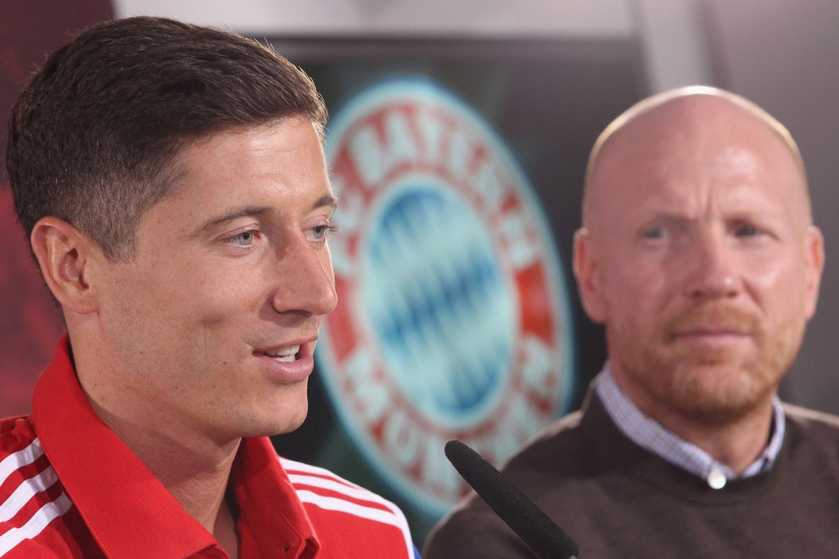 FC Bayern Muenchen Presents New Players Sebastian Rode And Robert Lewandowski