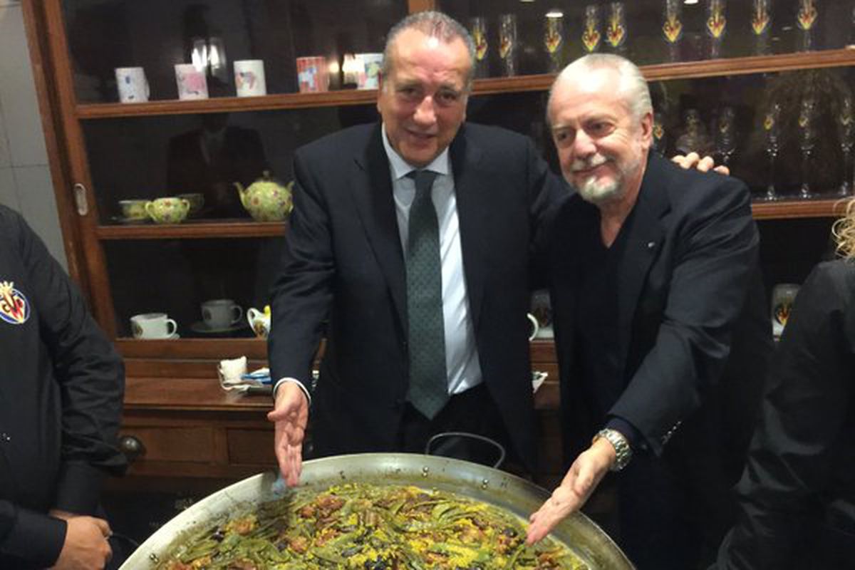 Napoli's owner looks as though he'd prefer a pizza....