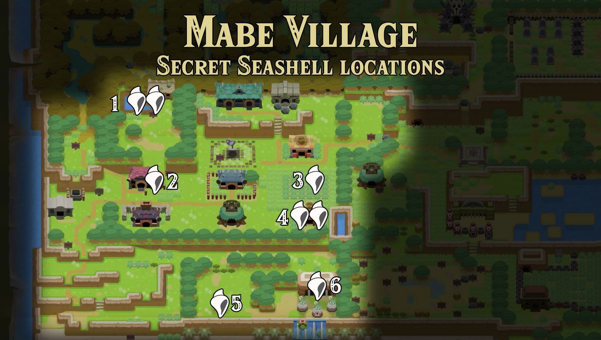 Every Secret Seashell Location In Link S Awakening Polygon