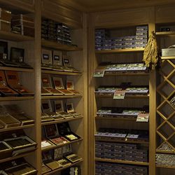 The cigar selection.