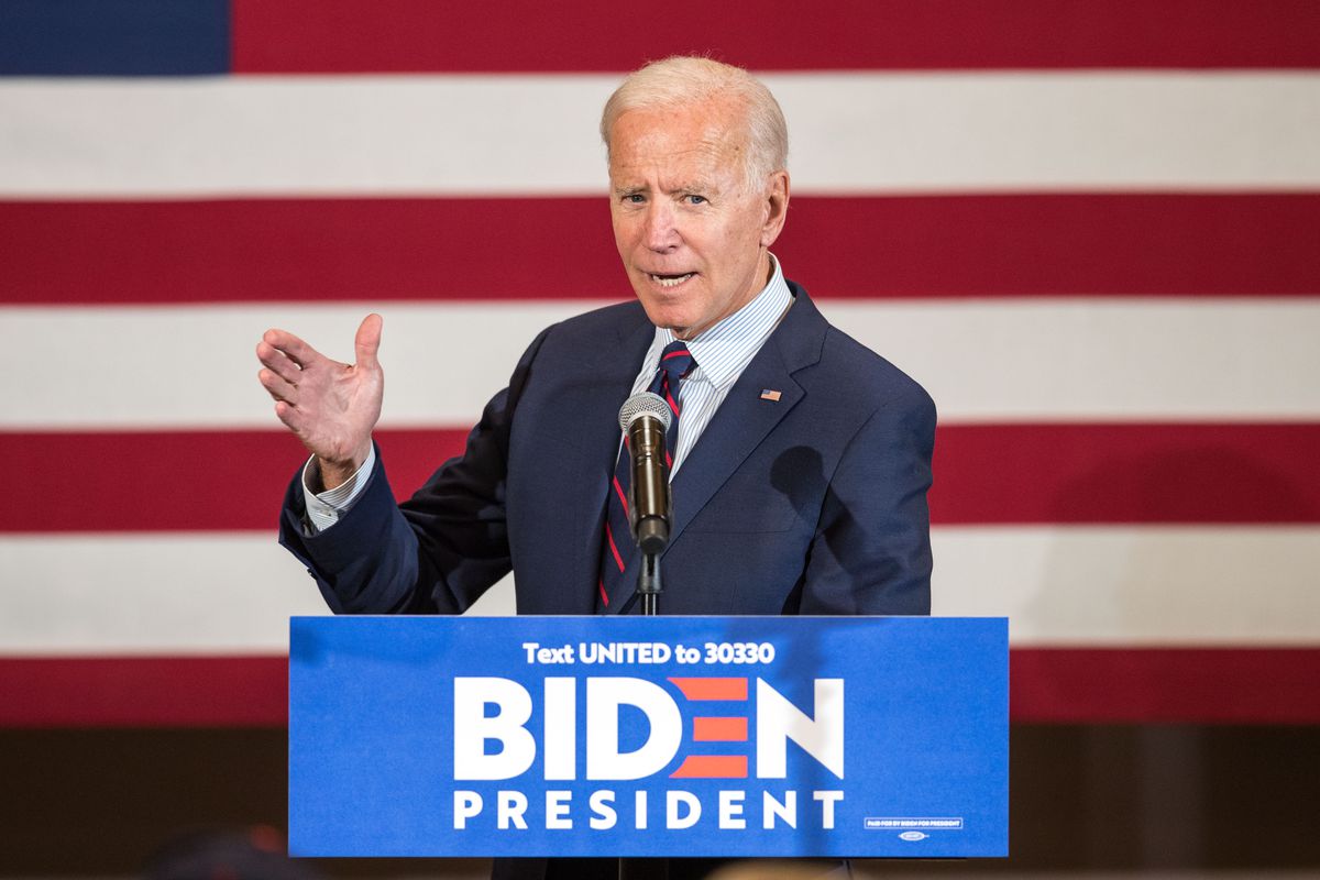 Presidential Candidate Joe Biden Campaigns In New Hampshire