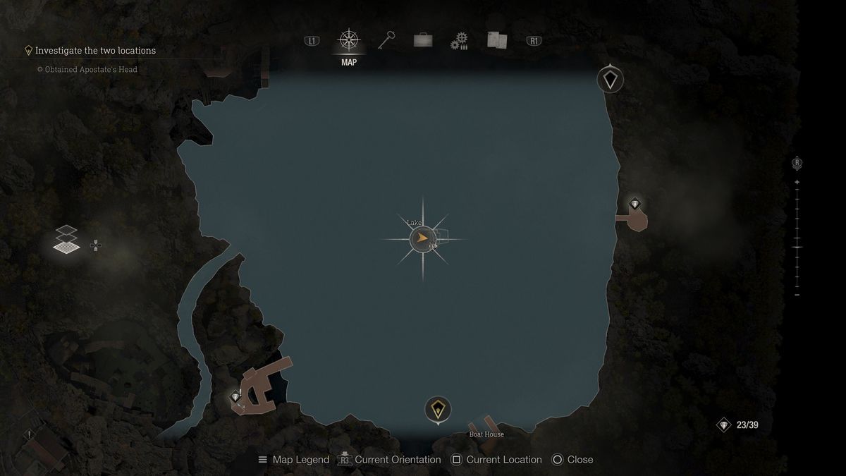 Map of the Red9 in Resident Evil 4 remake