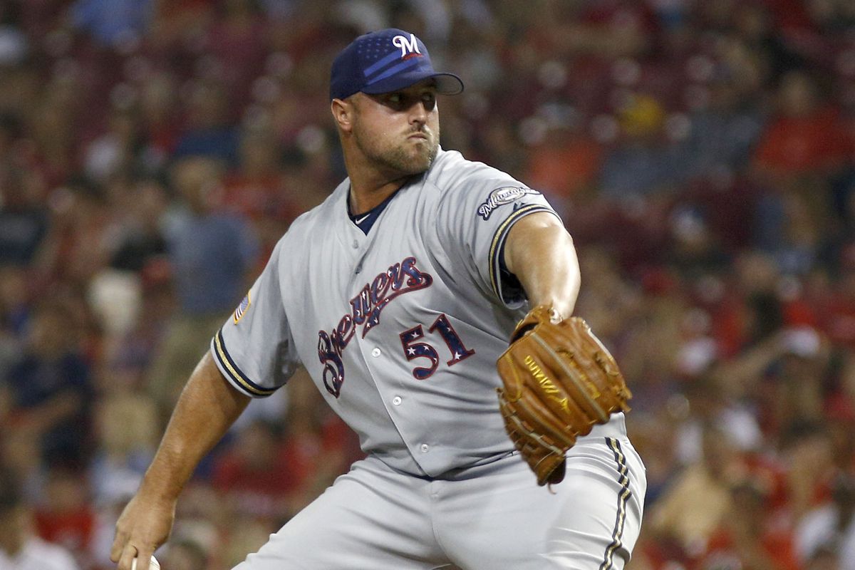 In case you forgot, Jonathan Broxton is a very large, intimidating man.