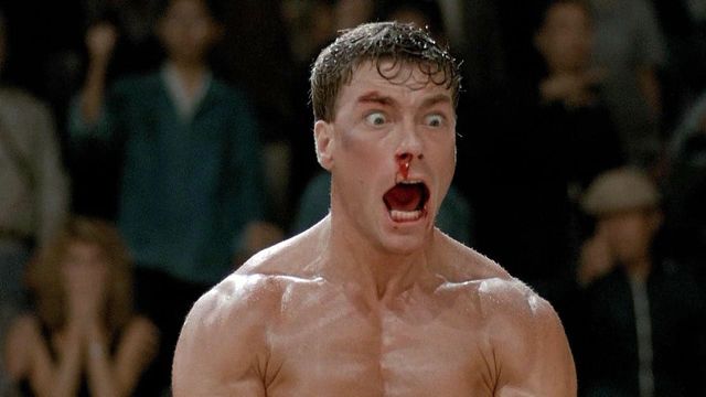 Jean-Claude Van Damme as martial artist Frank Dux in Bloodsport (1988)