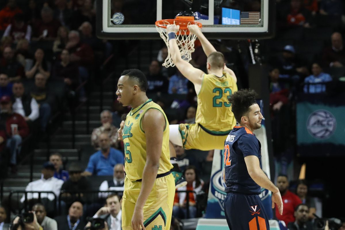 NCAA Basketball: ACC Conference Tournament-Notre Dame Fighting Irish vs Virginia Cavaliers