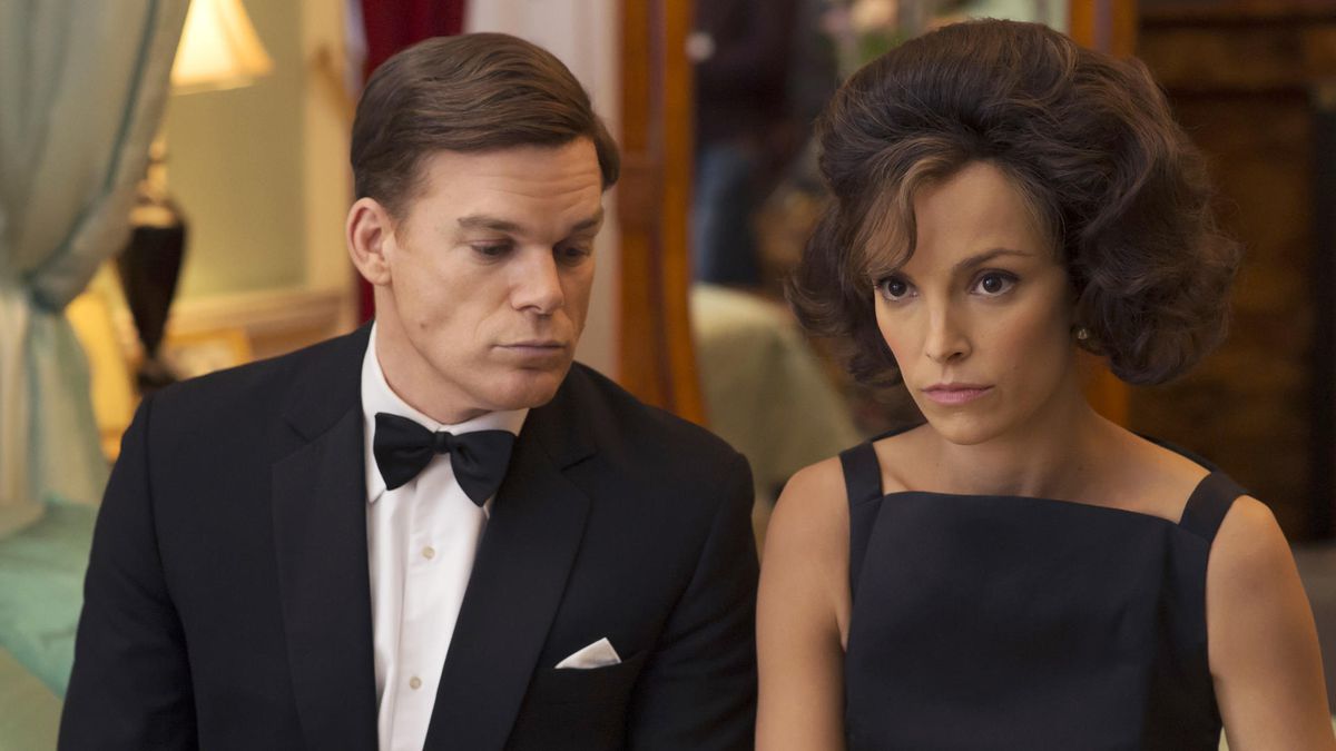 Michael C. Hall and Jodi Balfour play the Kennedys in The Crown