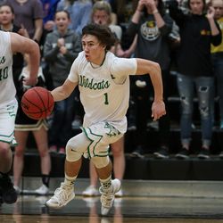 Emery and South Summit compete in a 3A boys basketball first round game at Wasatch High School in Heber City on Saturday, Feb. 17, 2018.