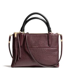 <a href="http://f.curbed.cc/f/Coach_SP_102413_miniborough">The mini borough bag</a> in pebbled leather, $378