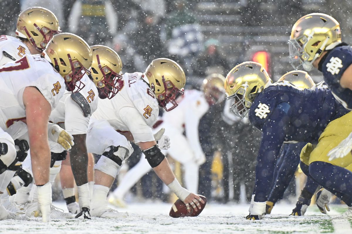 NCAA Football: Boston College at Notre Dame
