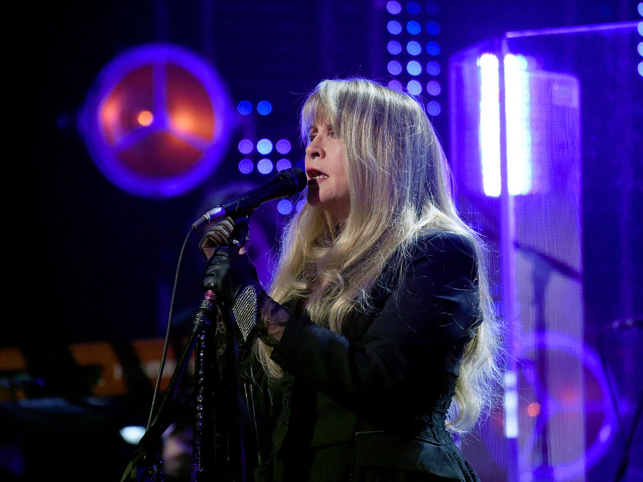 Inductee Stevie Nicks performs at the 2019 Rock & Roll Hall Of Fame Induction Ceremony at Barclays Center on March 29, 2019, in New York City. 