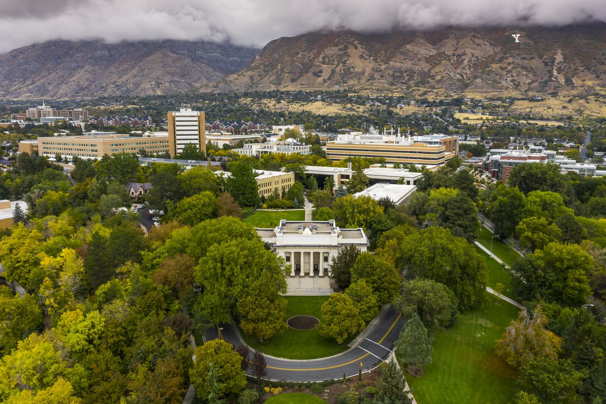 Brigham Young University’s campus in Provo, Utah, is shown in this 2018 photo.