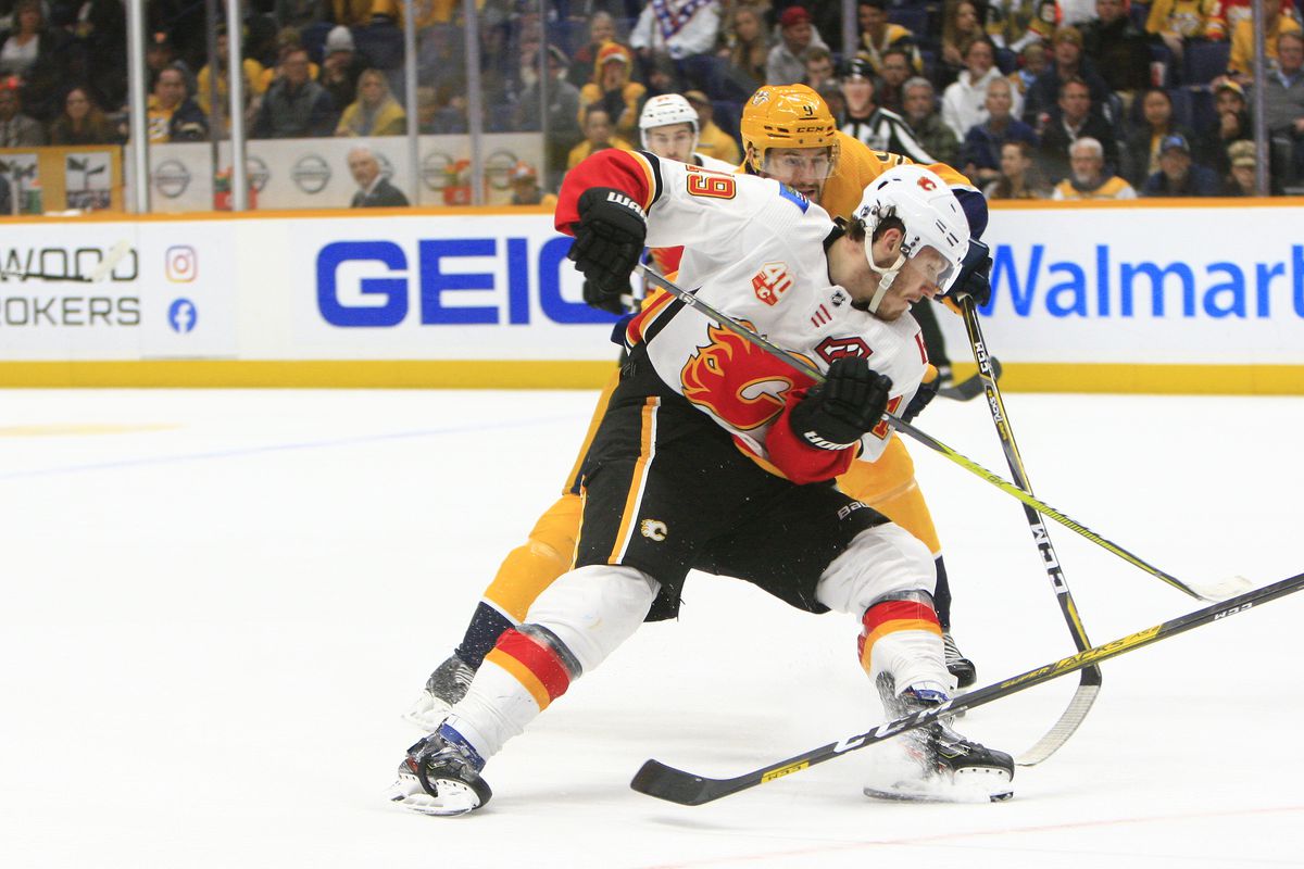 NHL: OCT 31 Flames at Predators
