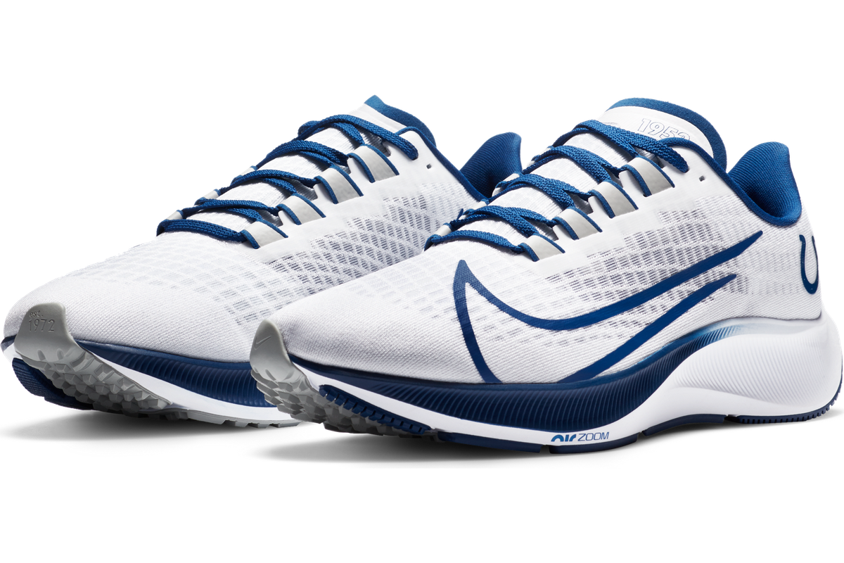 Nike drops the new Air Zoom Pegasus 37 Colts shoe! - Stampede Blue