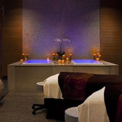The Spa at Trump Chicago (401 North Wabash Avenue, 312-588-8000) has the kind of cozy-but-decadent, urban-sanctuary vibe that makes you want to hang out all day. Its most splurge-worthy treatments include the Moor Therapeutic Detoxifying Thai Massage Trea