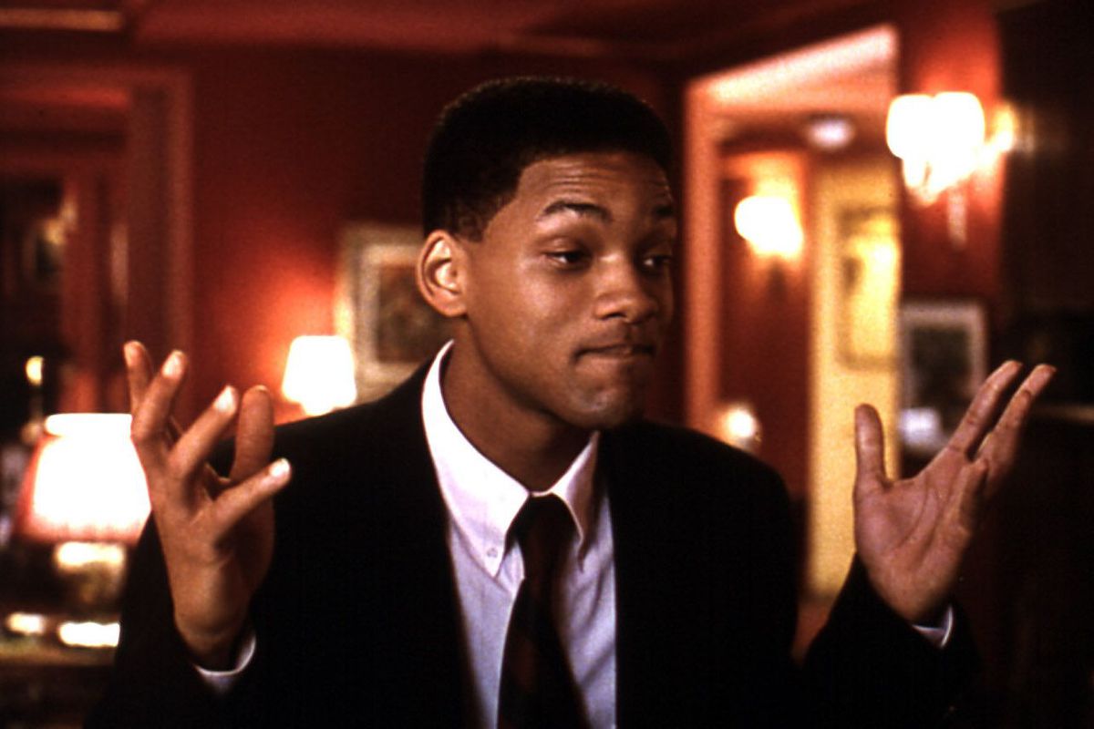 Will Smith as Paul in Six Degrees of Separation.