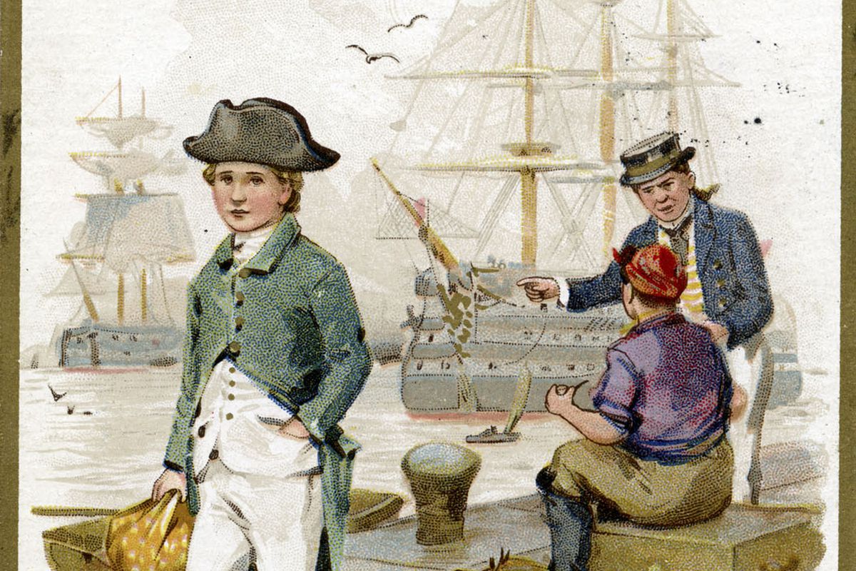 Horatio Nelson as a young boy, 1771