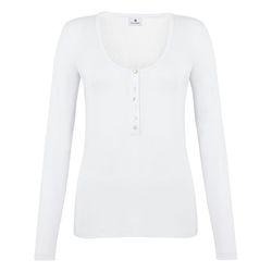 Swiss Dot Henley in White, $17.99 (Target.com Exclusive)