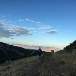 The sun rises during the Elephant Rock Trail Run on Aug. 12. The race started at Mueller Park in Bountiful.
