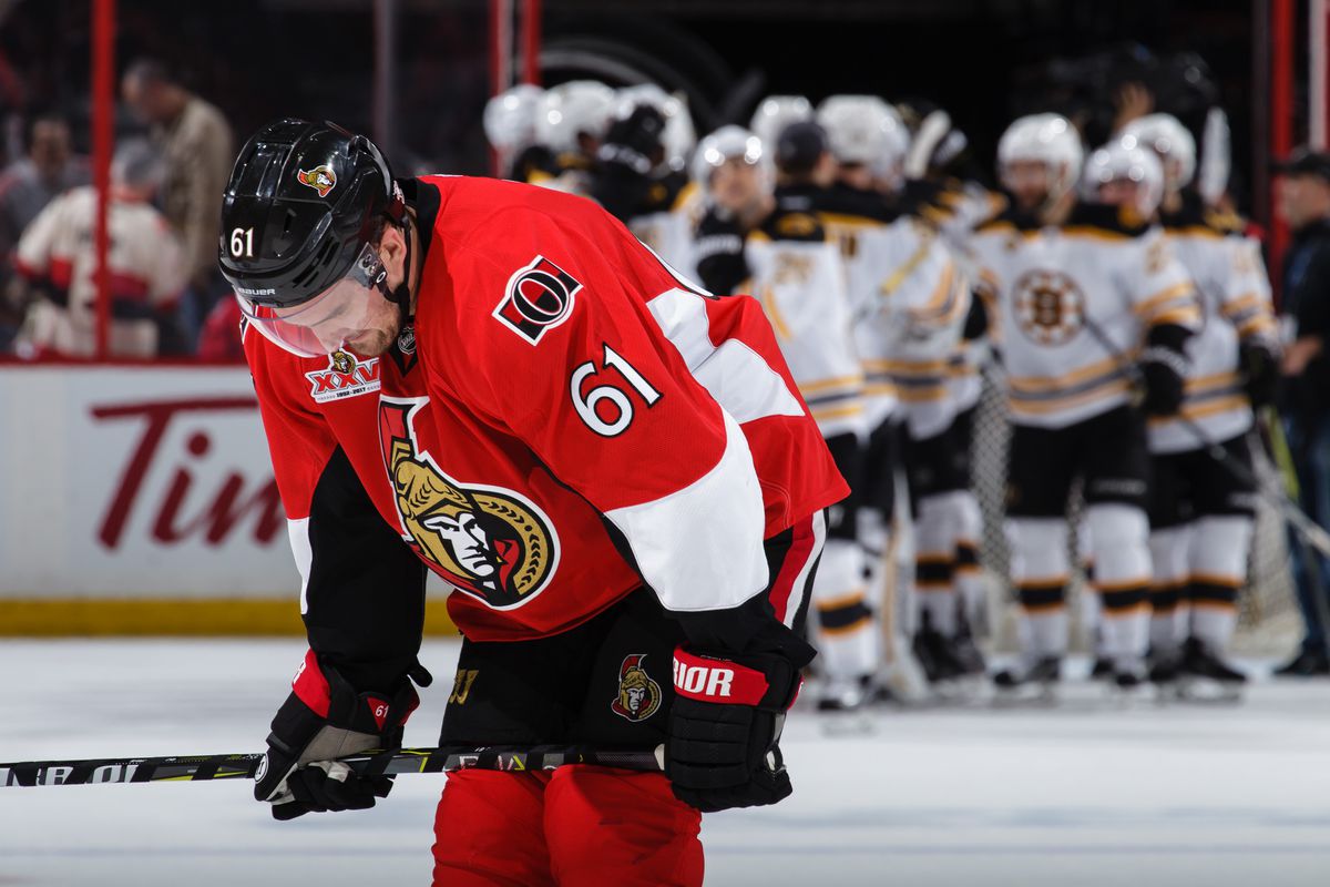 Boston Bruins v Ottawa Senators - Game One