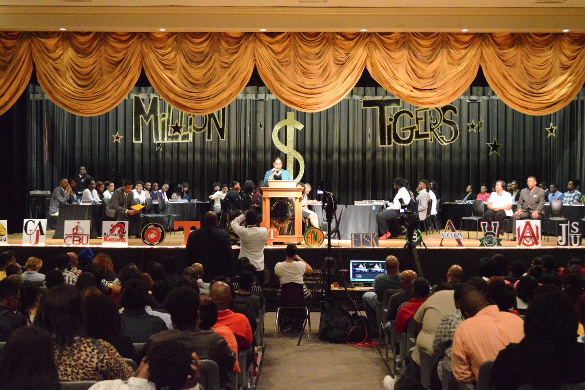 At some Memphis high schools, assemblies are held to celebrate academic all-stars and the scholarship money they've been awarded.