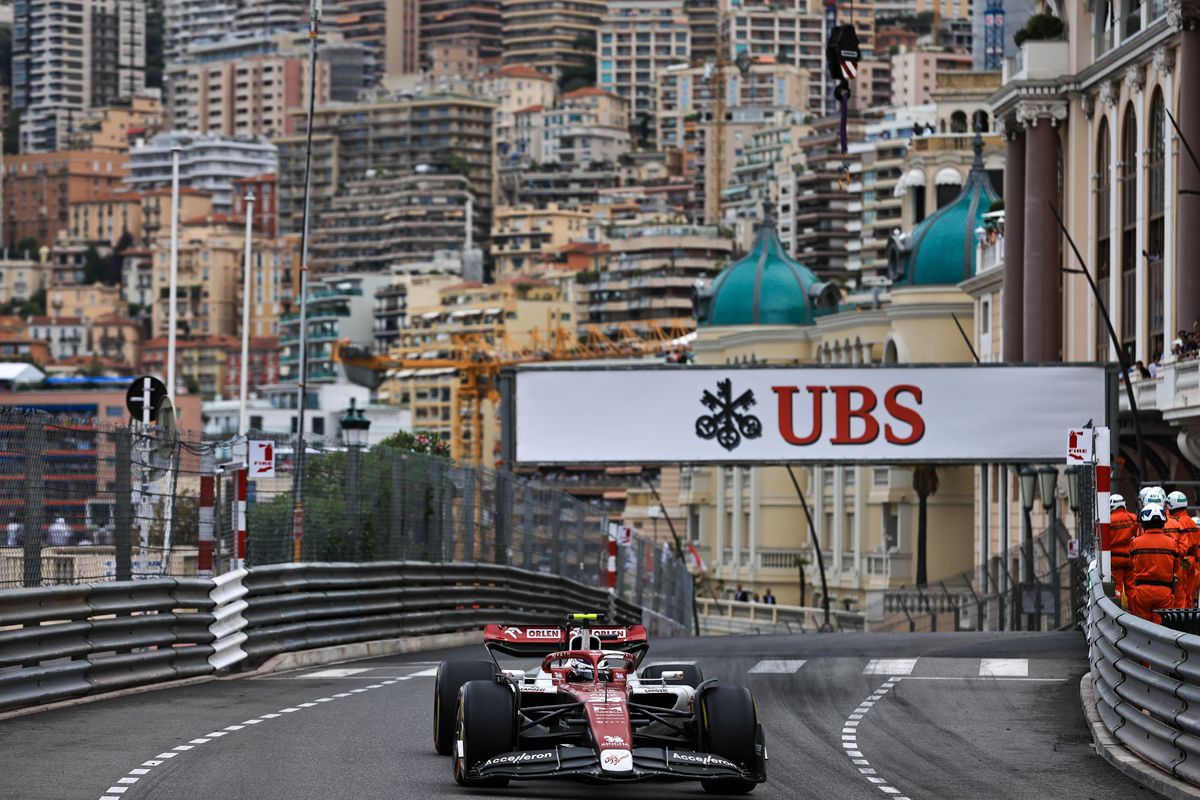 Alfa Romeo’s driver Zhou Guanyu competes during the final of the Formula One Grand Prix of Monaco at the Circuit de Monaco in Monte Carlo, Monaco, May 29, 2022.