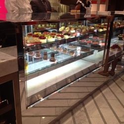 And a long case full of tarts, eclairs, cakes, and other pastries. 