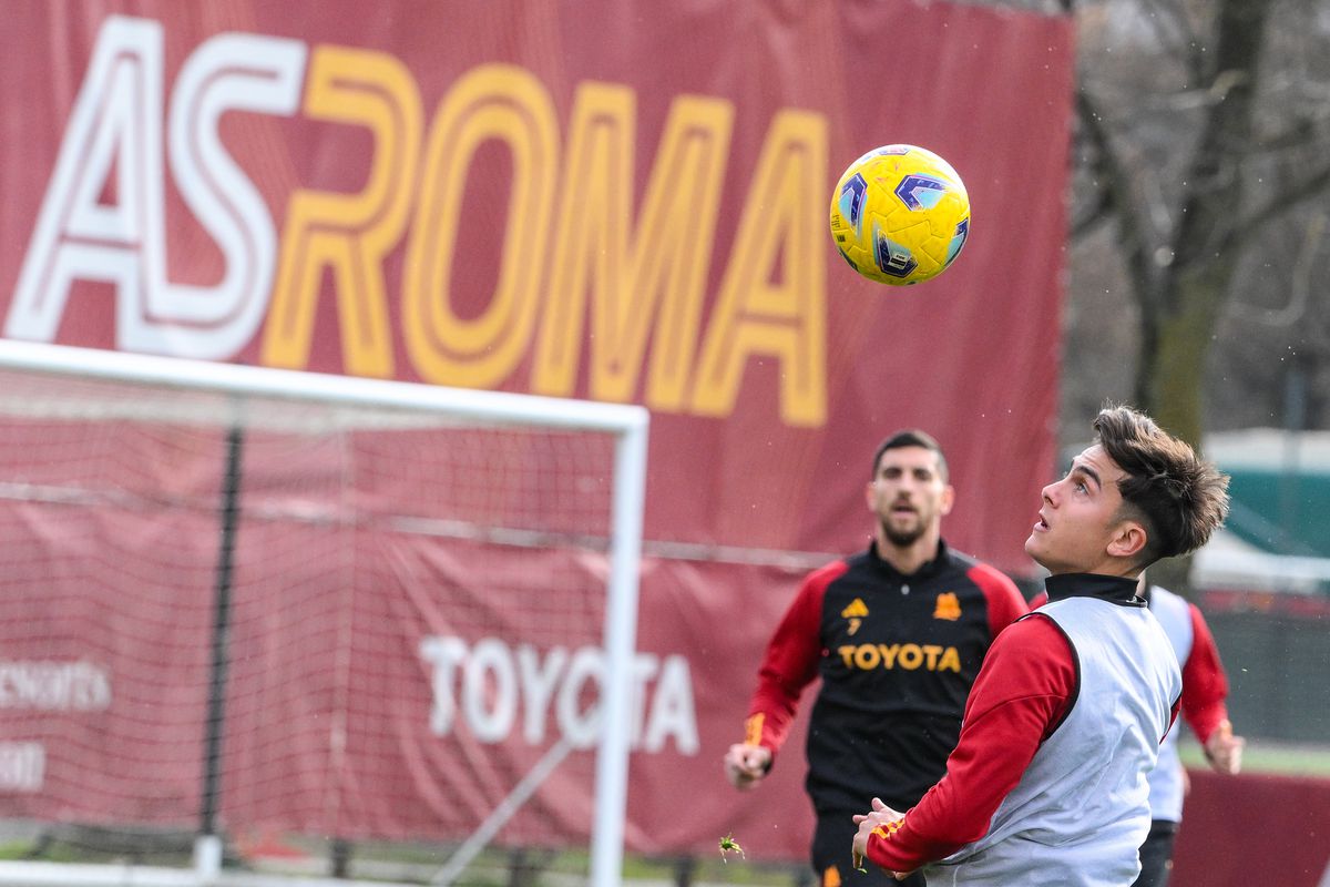 AS Roma Training Session &amp; Press Conference