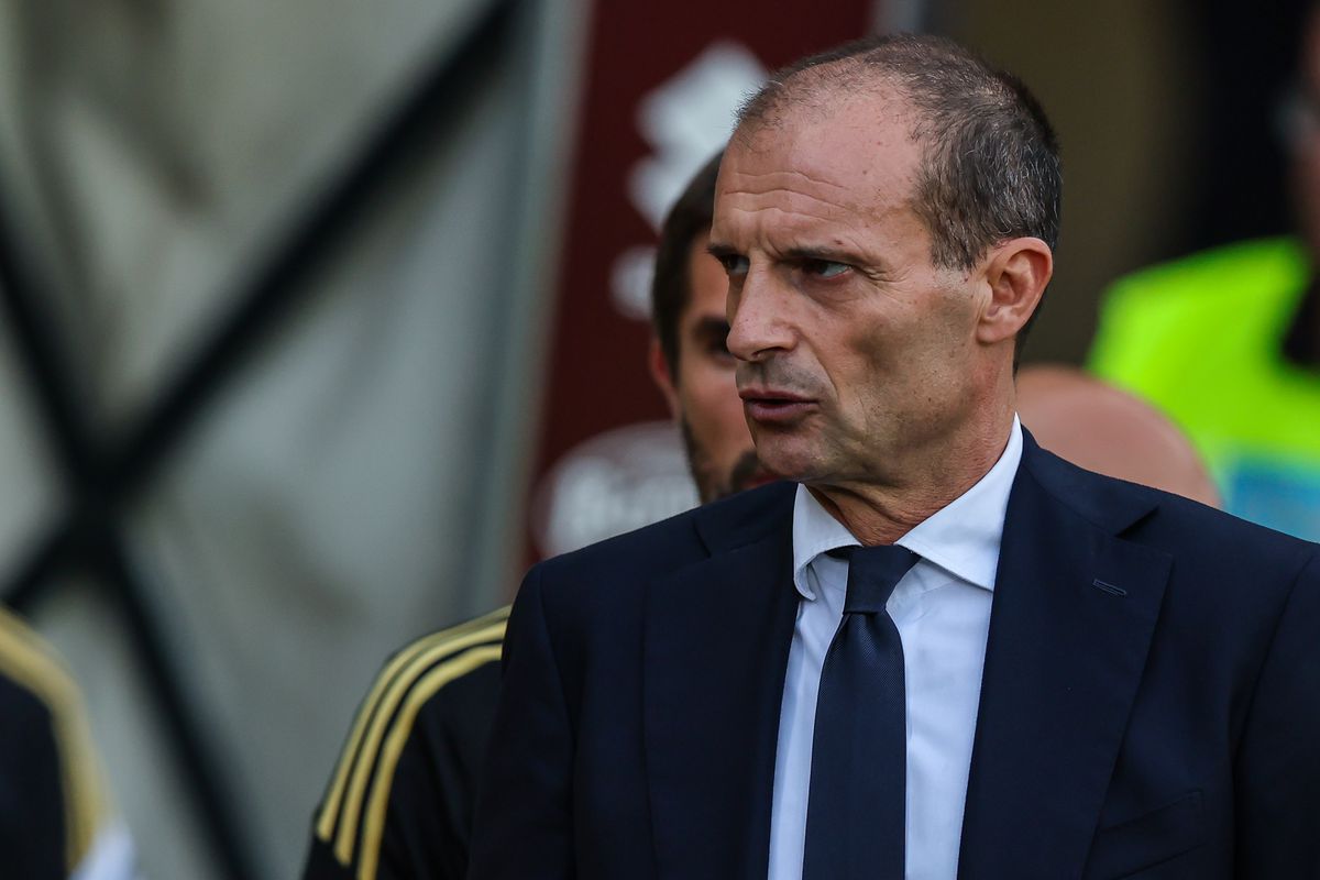 Massimiliano Allegri Head Coach of Juventus FC looks on...