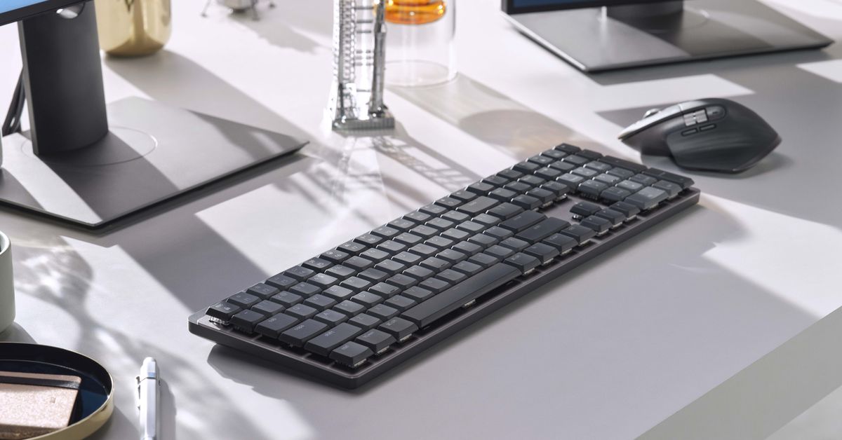Logitech’s new mouse and keyboard offer a quieter click and more clack, respecti..