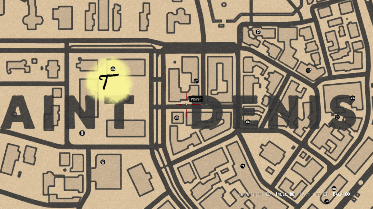 Timothy Donahue’s location in Saint Denis.