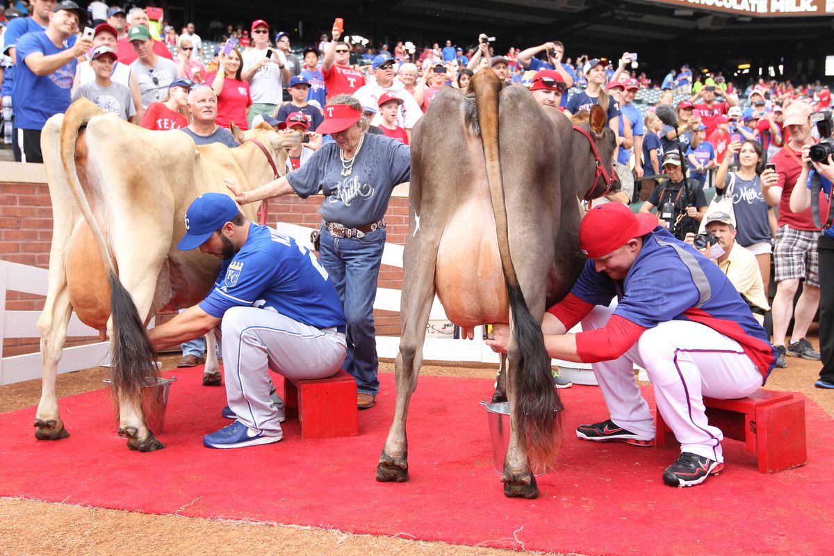 When I typed Rick George Texas Rangers into the photo database, this picture came up. 
