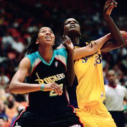 <a class="ql-link" href="https://www.wnba.com/player/chasity-melvin/" target="_blank"><strong>Chasity Melvin</strong></a><strong>, Retired (Cleveland Rockers, Washington Mystics) — NC State |</strong> Chasity Melvin played six of her 12 WNBA seasons with the Washington Mystics, but she played the first five seasons of her professional career with the now-defunct Cleveland Rockers (1999-2003) and was named a WNBA All-Star in 2001. After a stint in the NBA Assistant Coaches’ Program, Melvin is now <a class="ql-link" href="https://www.nba.com/article/2018/10/19/hornets-hire-chasity-melvin-g-league-assistant-coach" target="_blank">an assistant coach</a> with the Charlotte Hornets’ G-League team, the Greensboro Swarm. But Melvin got her start at NC State where, as Wolfpack senior in 1998, she led her team to its <a class="ql-link" href="https://gopack.com/news/2017/1/19/womens-basketball-chasity-melvin-named-to-n-c-sports-hall-of-fames-class-of-2017.aspx" target="_blank">first-ever</a> Final Four appearance. She scored 37 points in NC State’s heartbreaking loss to Louisiana Tech, which kept the Wolfpack from the championship game.
