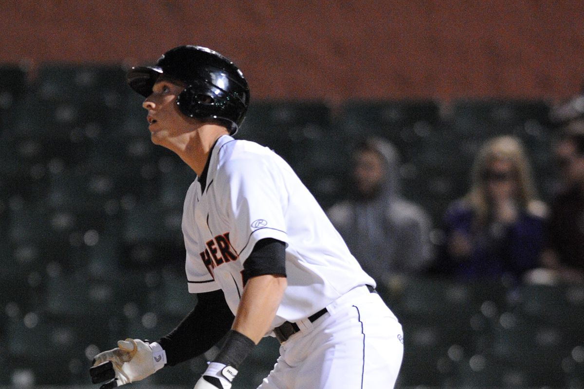 Drew Dosch is hitting really well for Delmarva