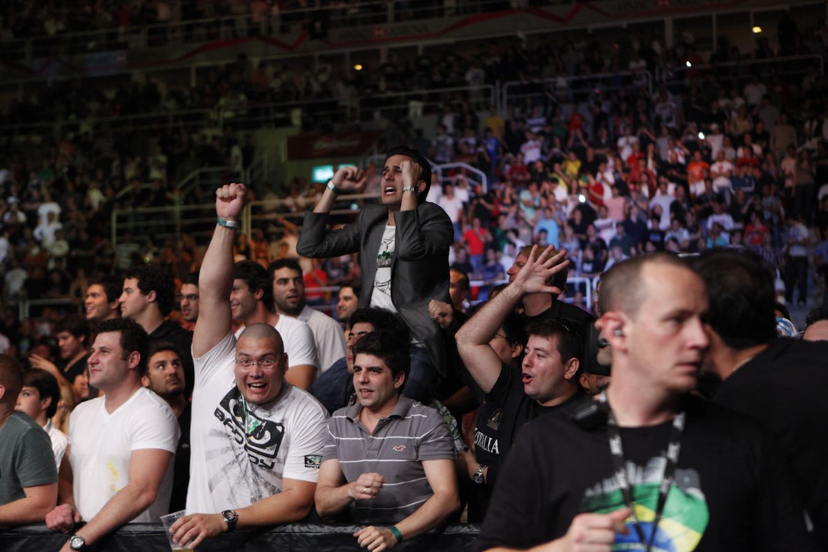 Brazilian fans will cheer on their favorite fighters on the UFC 147 undercard on Saturday night. (Esther Lin, MMA Fighting)
