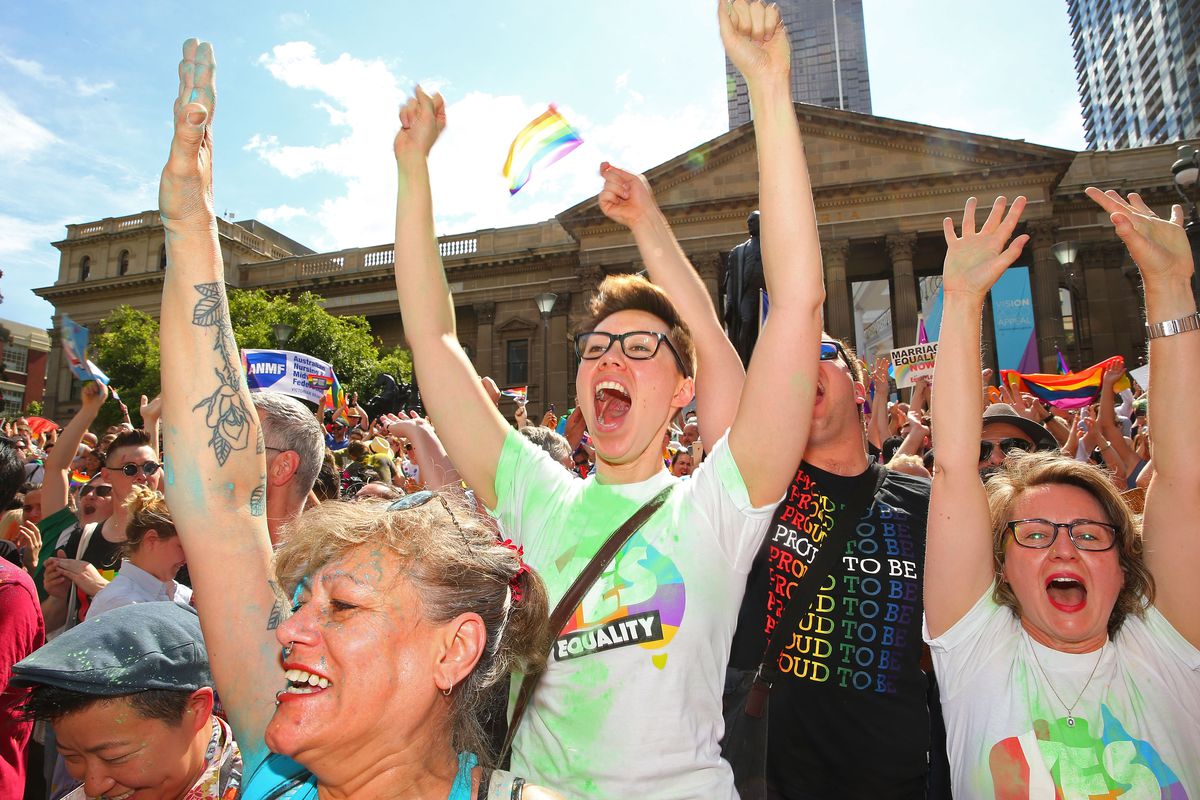 Australians Gather To Hear Result Of Marriage Equality Survey