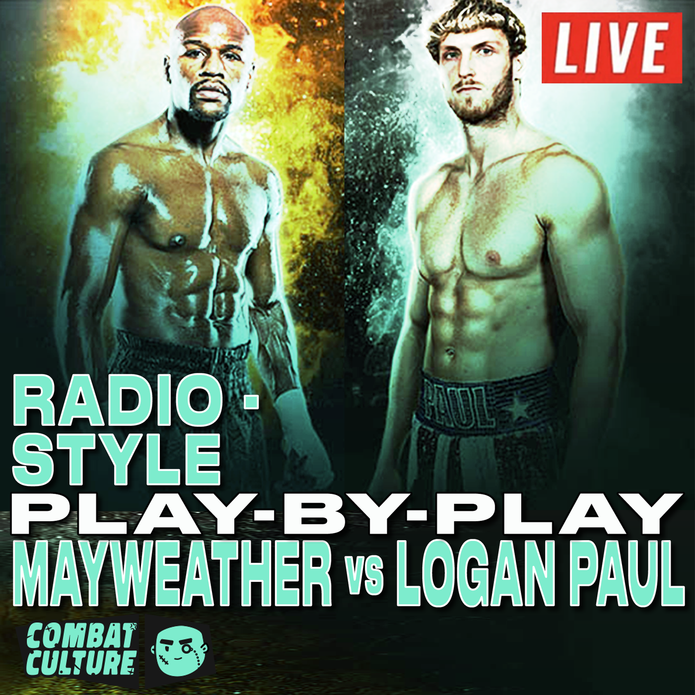 Paul logan time vs mayweather floyd What time