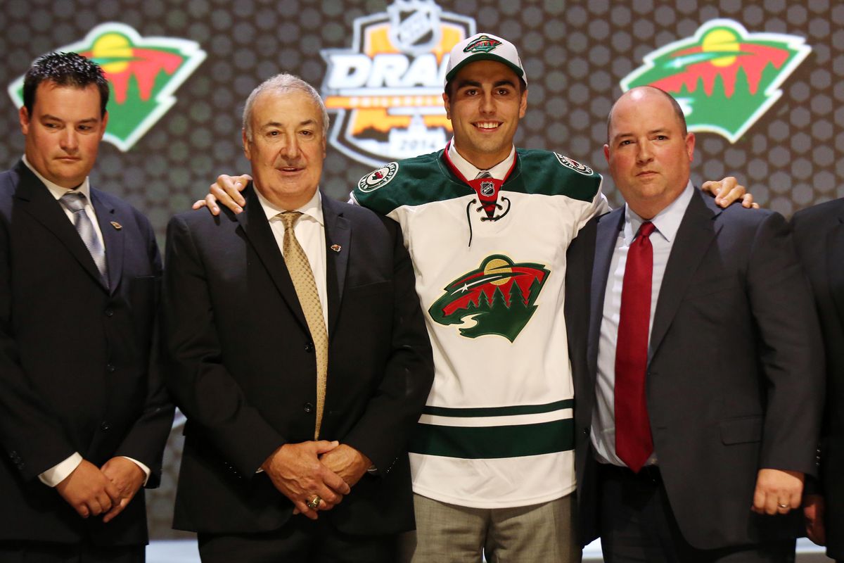 Alex Tuch is one of the many prospects on the Wild that are discussed today. 