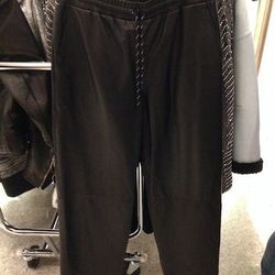 T by Alexander Wang leather joggers, $749